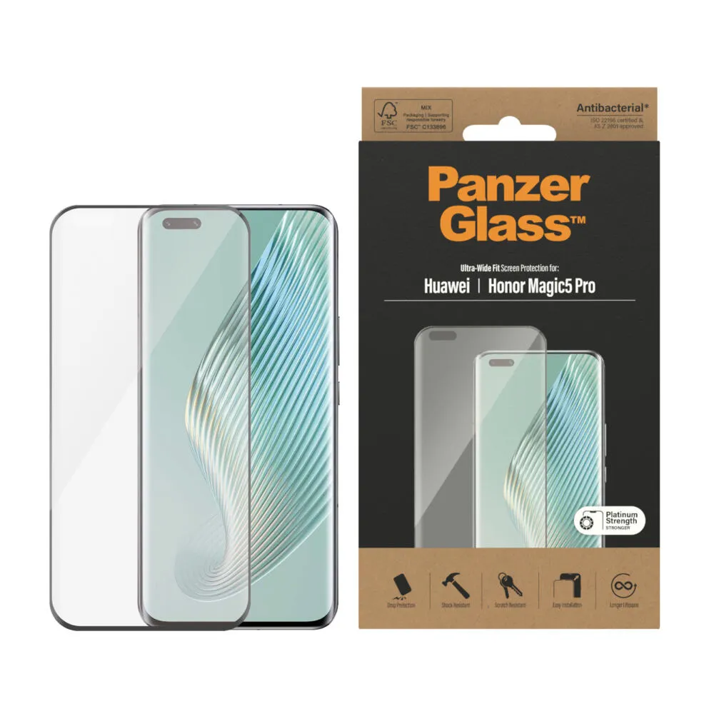 PanzerGlass® Screen Protector Honor Magic5 Pro 5G | Ultra Wide Fit 5400 Thumbnail 1