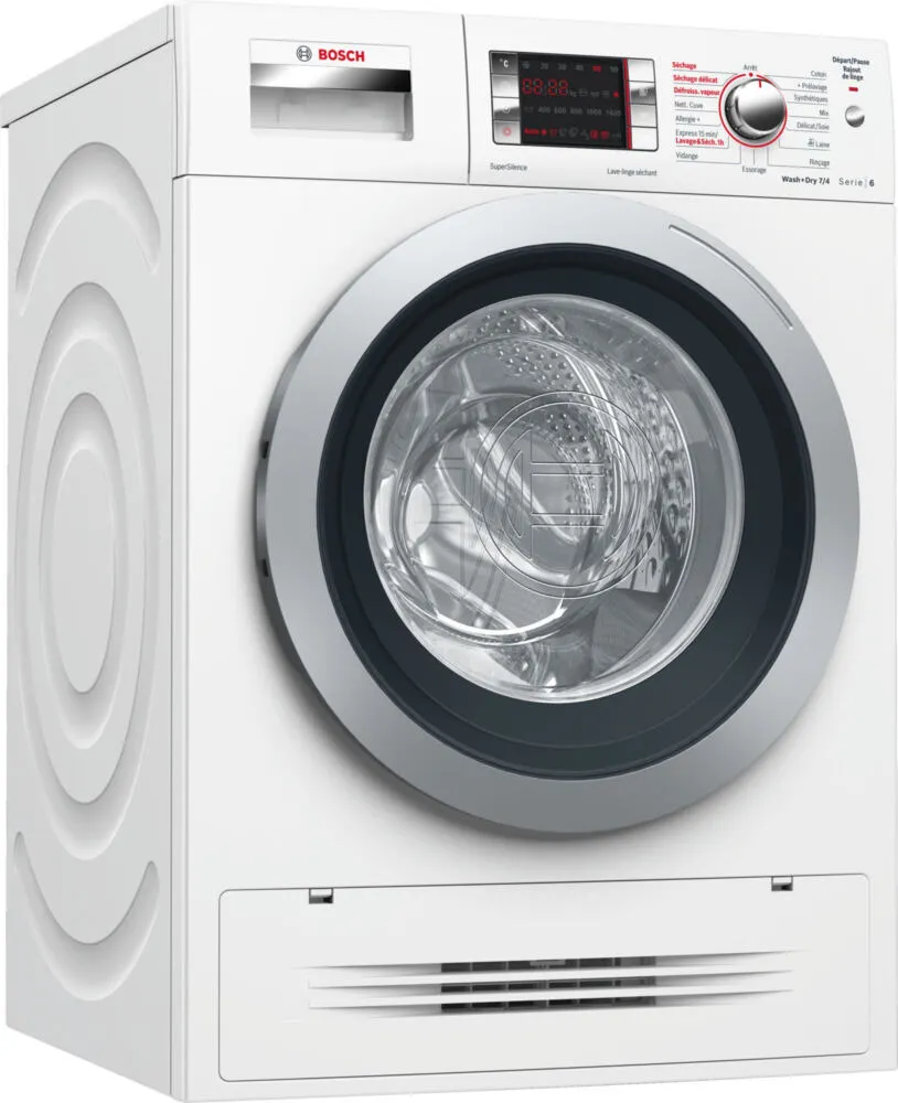 Bosch Serie 6 WVH28463FF çamaşır kurutma makinesi Solo Önden yüklemeli Beyaz Kurutmalı Çamaşır Makinesi