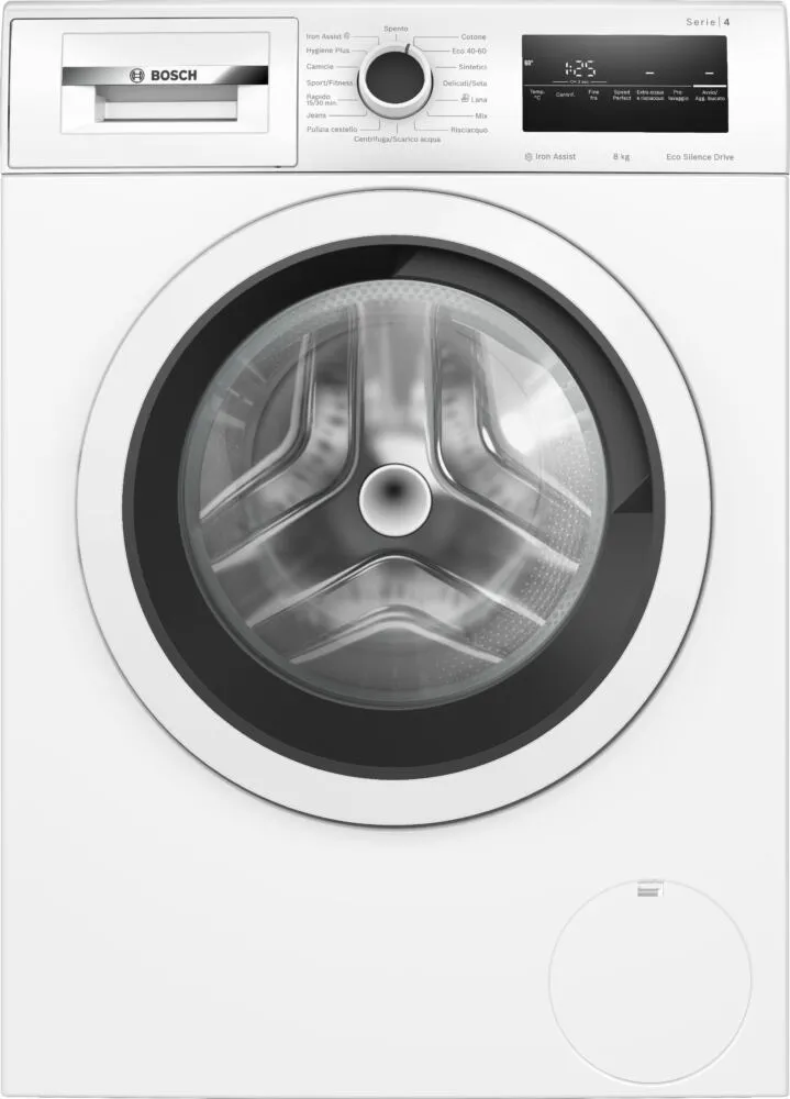 Bosch Serie 4 WAN28208II çamaşır makinesi Önden yüklemeli 8 kg 1400 RPM Beyaz Çamaşır Makineleri