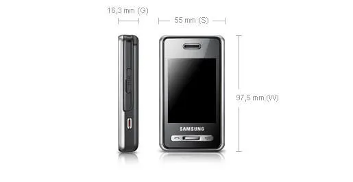 Samsung SGH-D980 Thumbnail 1