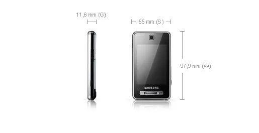 Samsung SGH-F480 Thumbnail 1