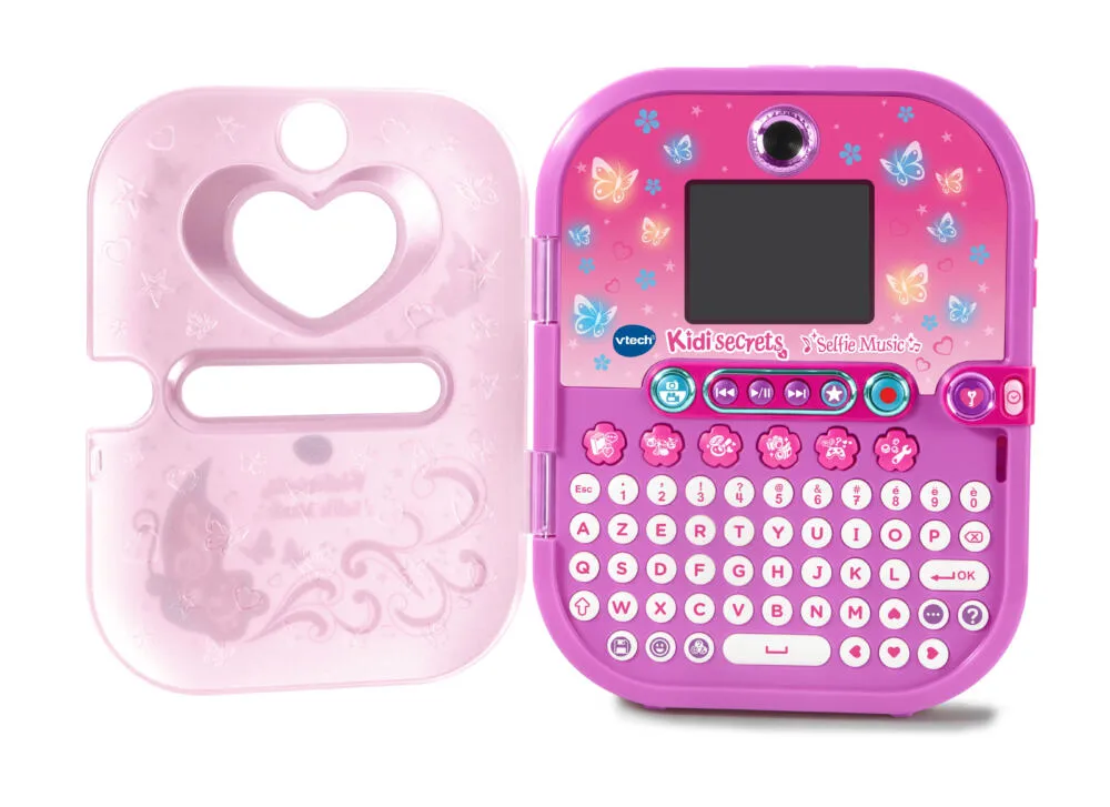 VTech KidiSecrets Selfie Music Azerty roze 80-163624 Thumbnail 1