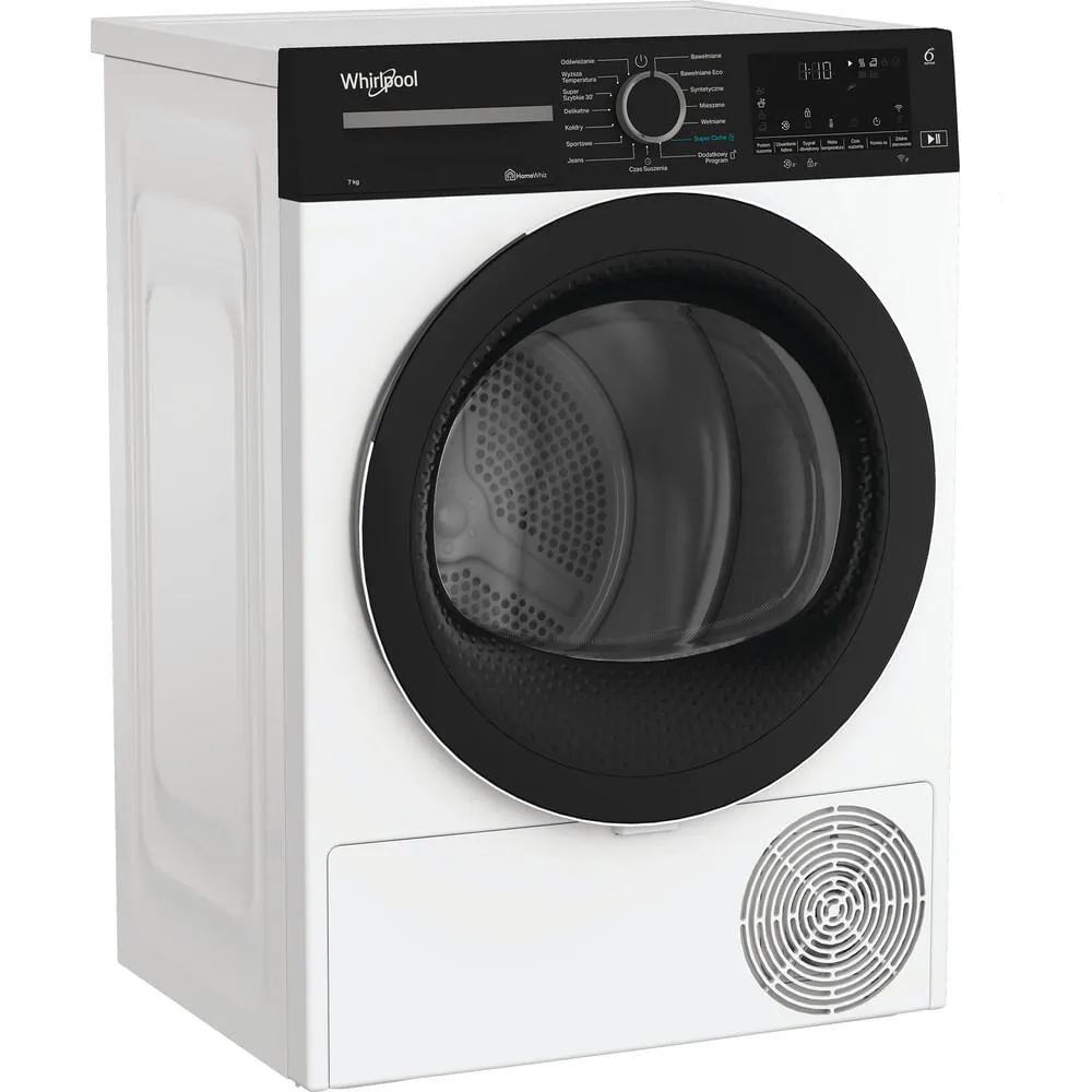 Whirlpool WSD 74 WBB PL kurutucu Solo Önden yüklemeli 7 kg Beyaz Kurutma Makinesi