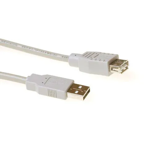 ACT SB2198 USB kablo USB 2.0 0,5 m USB A Fildişi USB Cihaz