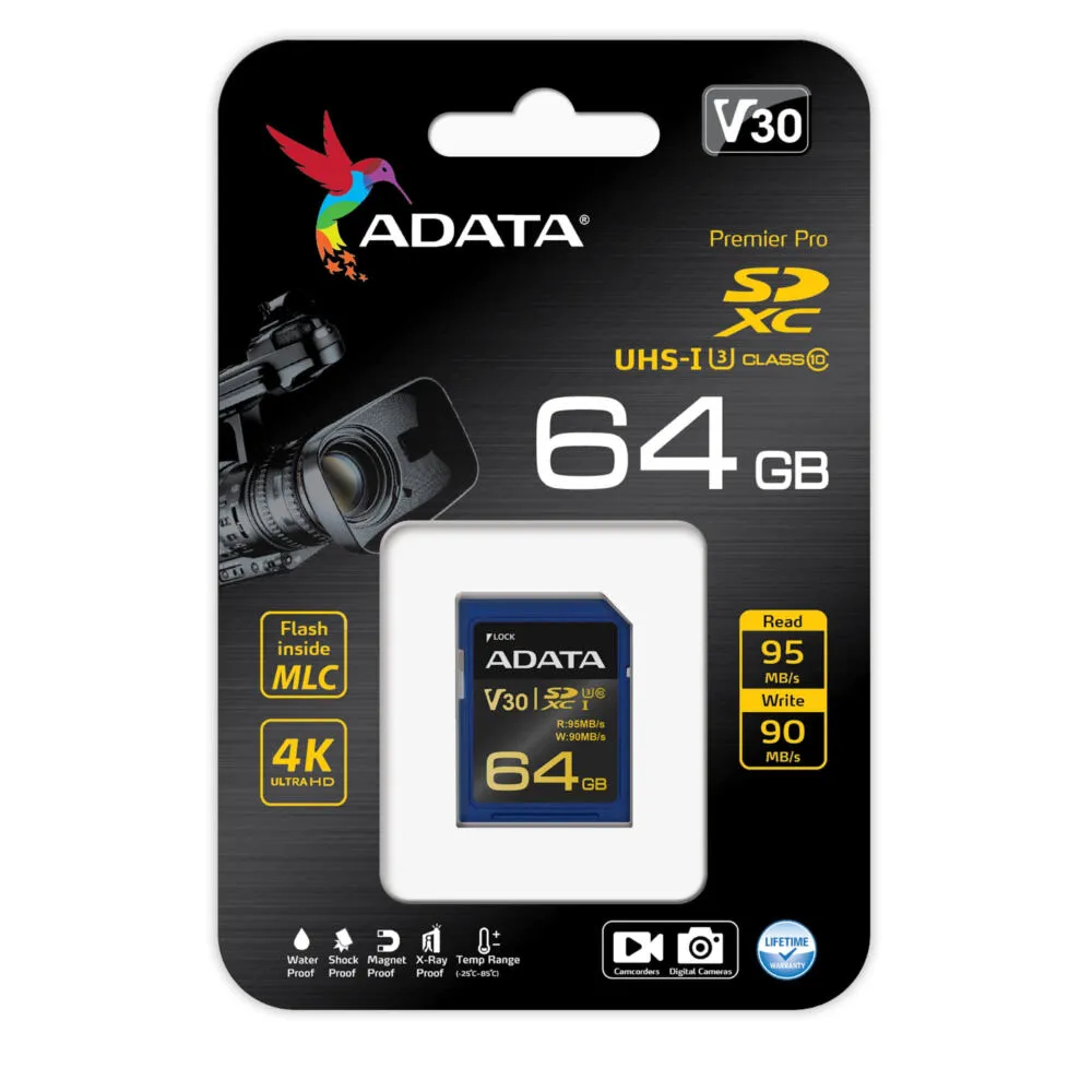 ADATA Premier Pro V30G 64 GB ASDX64GUI3V30G-R Thumbnail 6