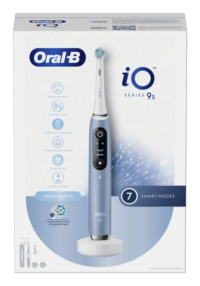 Oral-B 80837837 elektrikli diş fırçası Yetişkin Mavi, Beyaz Thumbnail 4