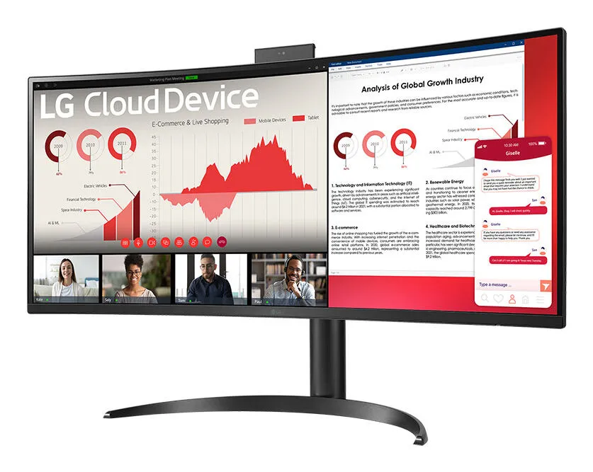 LG 34CR651W-BP 34 inç N6005 8 GB RAM 256 GB SSD All-in-One Bilgisayar Thumbnail 1