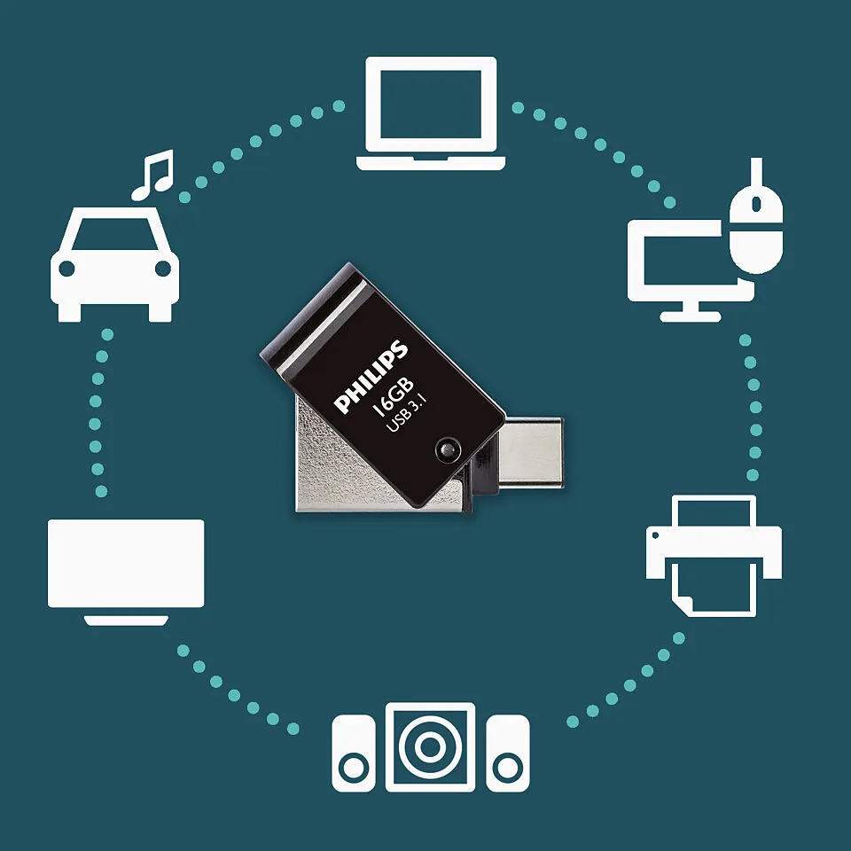 Philips FM16DC152B/00 16 GB USB 3.2 Flash Bellek Thumbnail 4