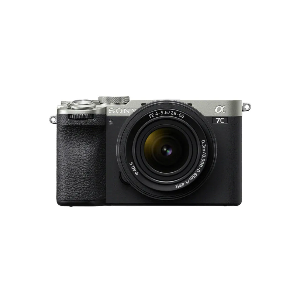 Sony α 7C II + FE 28-60mm F4-5.6 MILC 33 MP Exmor R CMOS 7008 x 4672 Piksel Siyah, Gümüş Digital Kame
