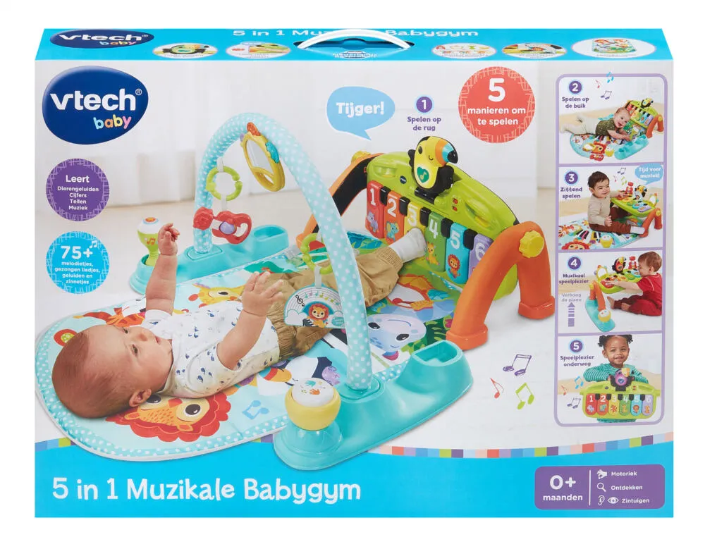 VTech 5 in 1 Muzikale Babygym 80-579523 Thumbnail 13