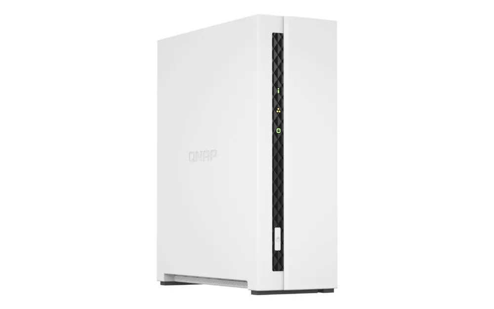 QNAP TS-133 NAS Dikey (Tower) Cortex-A55 2 GB 12 TB HDD QNAP Turbo System Beyaz Thumbnail 2