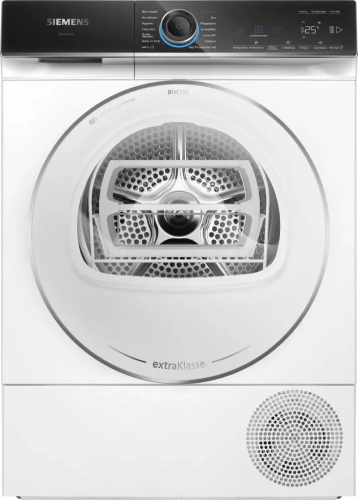 Siemens iQ700 WQ46B2D91 kurutucu Solo Önden yüklemeli 9 kg Beyaz Kurutma Makinesi