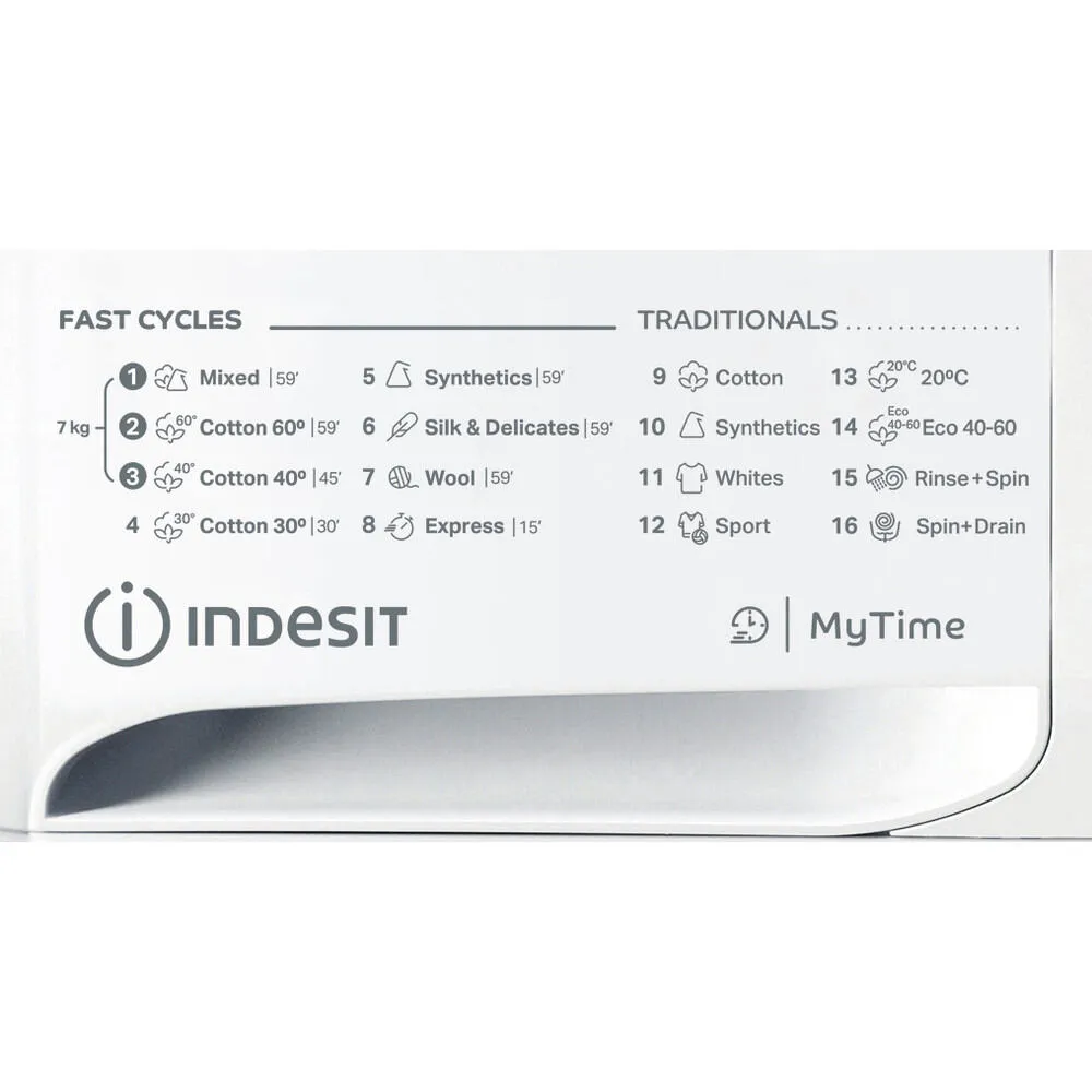 Indesit MTWE 71252 WK EE 7 kg 1151 Devir Çamaşır Makinesi Thumbnail 12