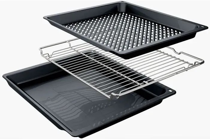 Bosch Serie 6 HBG537EB4 fırın 71 l 3400 W Siyah Thumbnail 5