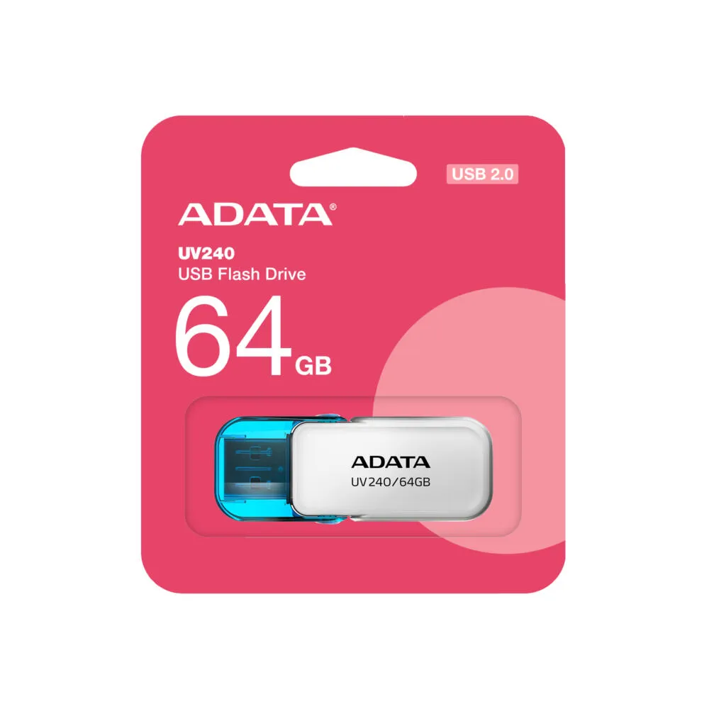 ADATA UV240 AUV240-64G-RWH 64 GB USB 2.0 Flash Bellek Thumbnail 3
