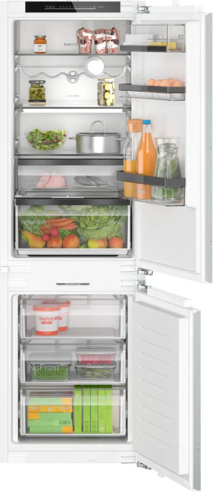 Bosch Serie 6 KIN86SDC0 donduruculu buz dolabı Ankastre 260 l Beyaz Buzdolabı
