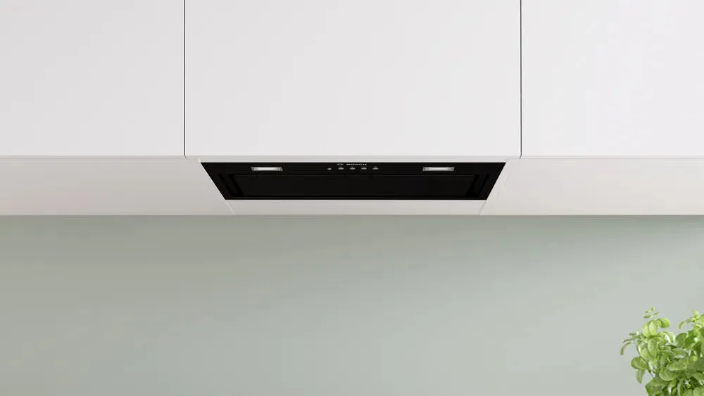 Bosch Serie 6 DLN56AC60B ocak bacası Gömme Siyah 570 m³/Saat Thumbnail 5