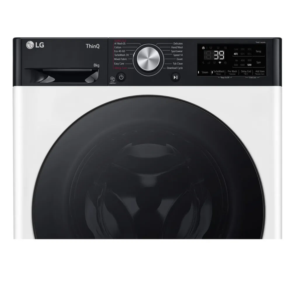 LG F2Y708WBTN1 8 kg 1160 Devir Çamaşır Makinesi Thumbnail 4