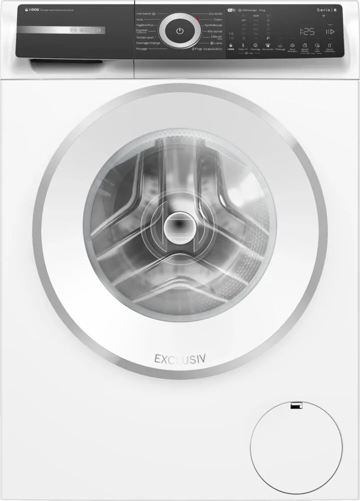 Bosch Serie 6 WGH254A0FR çamaşır makinesi Önden yüklemeli 10 kg 1400 RPM Beyaz Çamaşır Makineleri