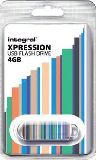 Integral INFD4GBXPRSTR 4 GB USB 2.0 Flash Bellek Thumbnail 2