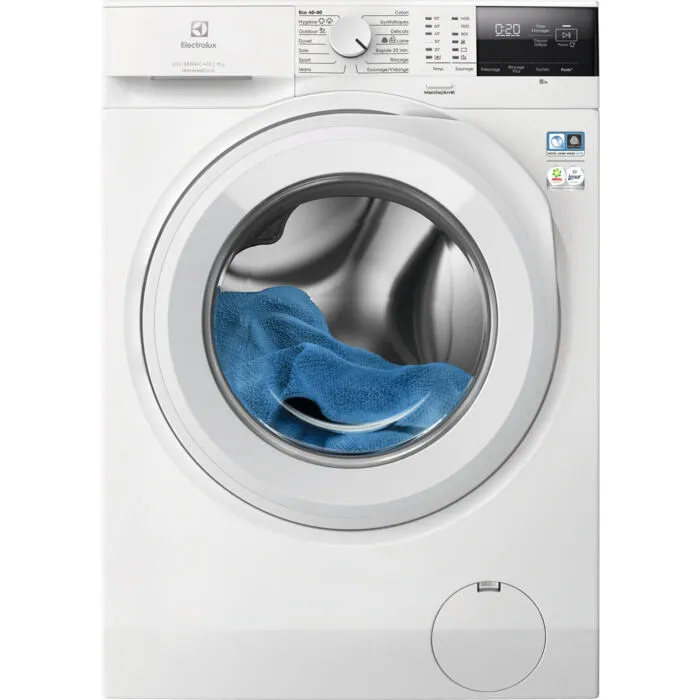 Electrolux SensiCare 600 EW6FI1429OV çamaşır makinesi Önden yüklemeli 9 kg 1351 RPM Beyaz Çamaşır Makineleri