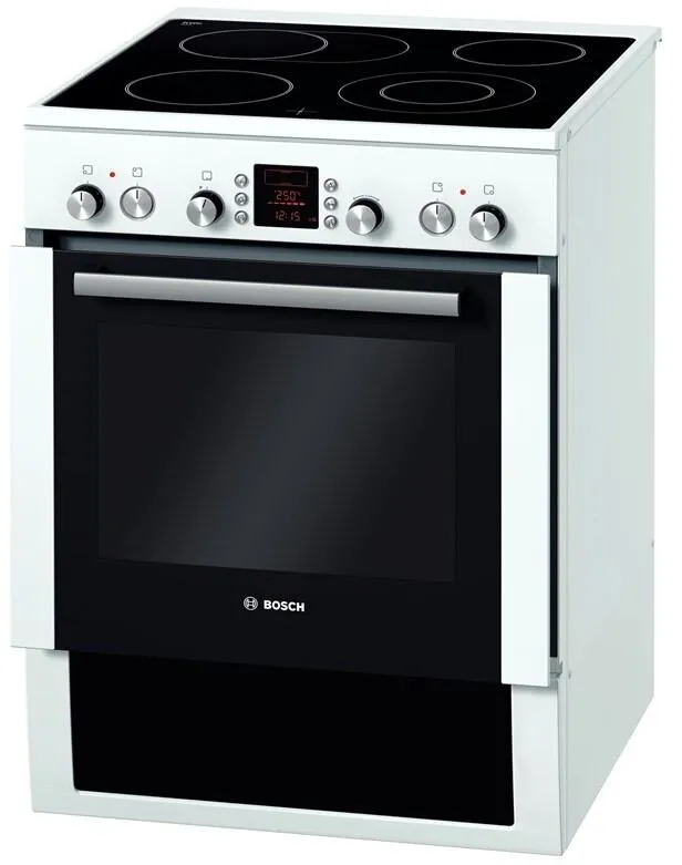 Bosch HCE754820 Ocaklı fırın Bağımsız ocak Elektrik Seramik Beyaz