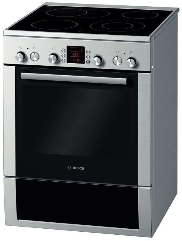 Bosch HCE854450 Ocaklı fırın Bağımsız ocak Elektrik Seramik Gümüş