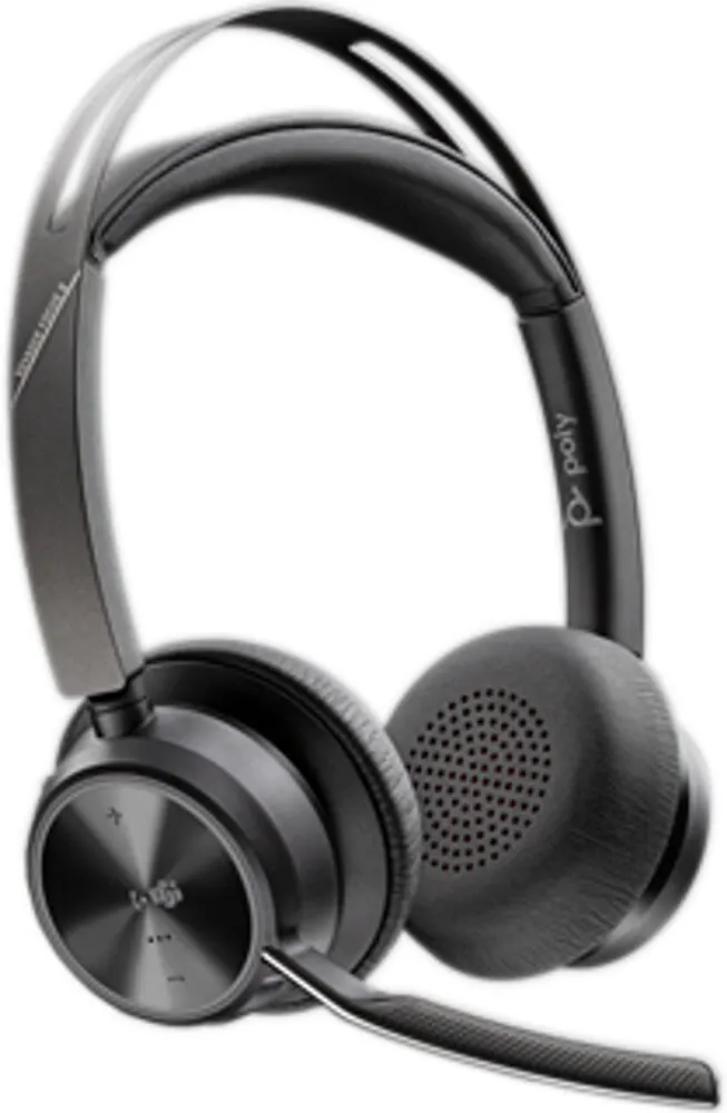 HP Poly Voyager Focus 2-M USB-C-C Headset USB-C/A Adapter Charging Stand Poly+ 3years Thumbnail 5
