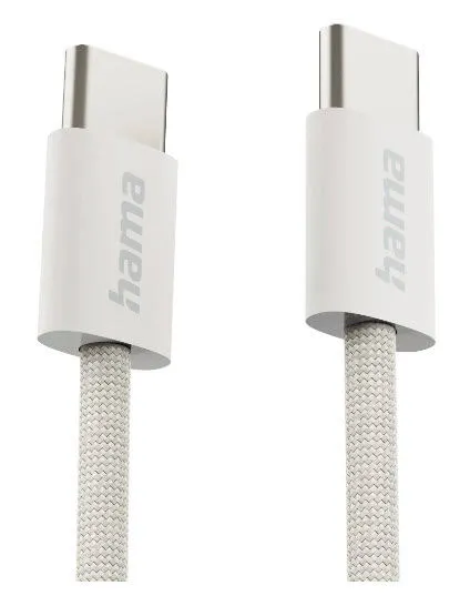 Hama Fabric 00201728 USB C to USB C (1 m) USB Kablosu Thumbnail 1