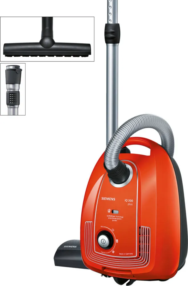 Siemens iQ300 VSP3AAAA elektrik süpürgesi 4 l Silindir vakum Kuru 750 W Toz torbası Elektrikli Süpürge