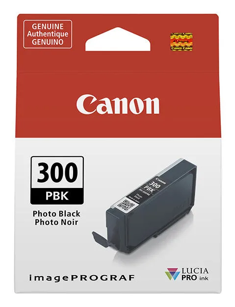 Canon PFI-300 mürekkep kartuşu 1 adet Orijinal Fotoğraf siyah Thumbnail 1