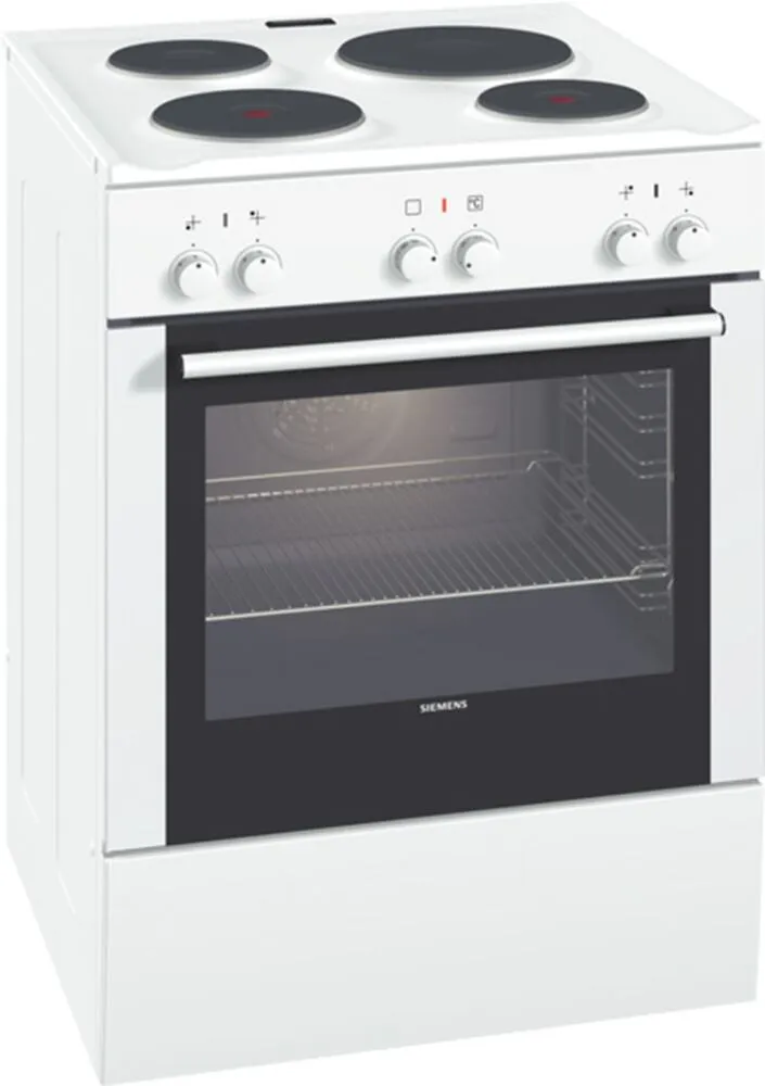 Siemens HS421201 Ocaklı fırın Bağımsız ocak Elektrik Sızdırmaz taban Beyaz