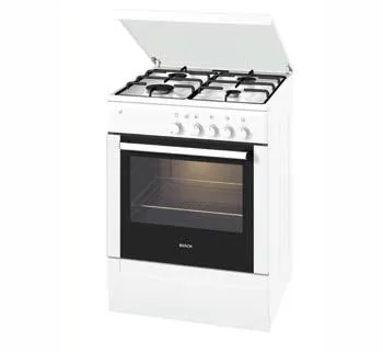 Bosch HSG223020E Ocaklı fırın Bağımsız ocak Gaz/Benzin Gaz Beyaz