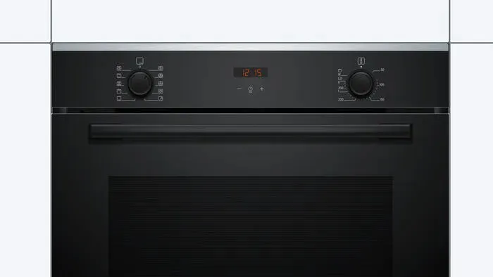 Bosch Serie 4 HBA254BB0 fırın 71 l 3400 W Siyah Thumbnail 1