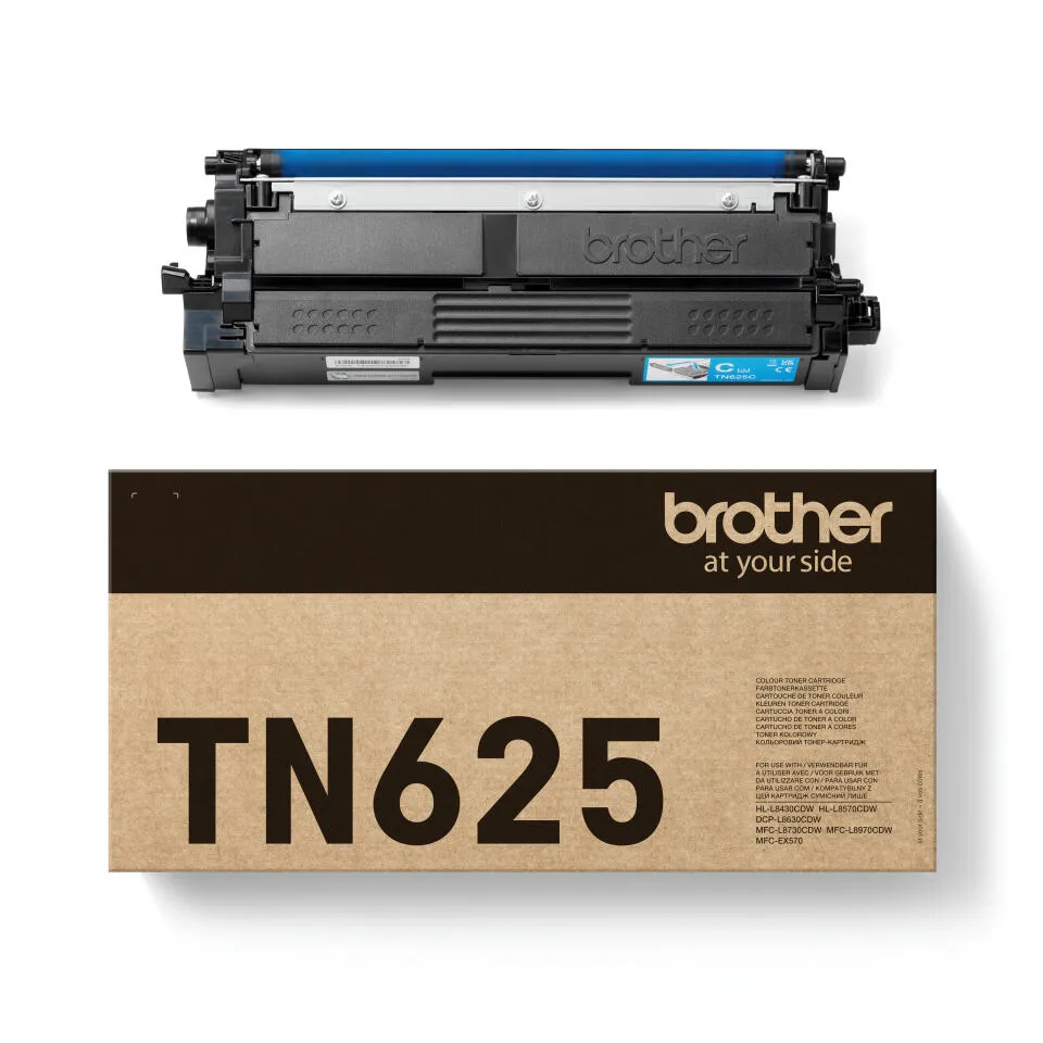 Brother TN-625C toner kartuşu 1 adet Orijinal Cam Göbeği Thumbnail 3
