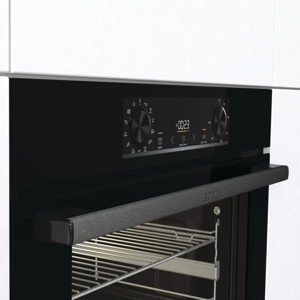Gorenje G400 BOS6737E09BGOT 77 l 3500 W Siyah Thumbnail 7