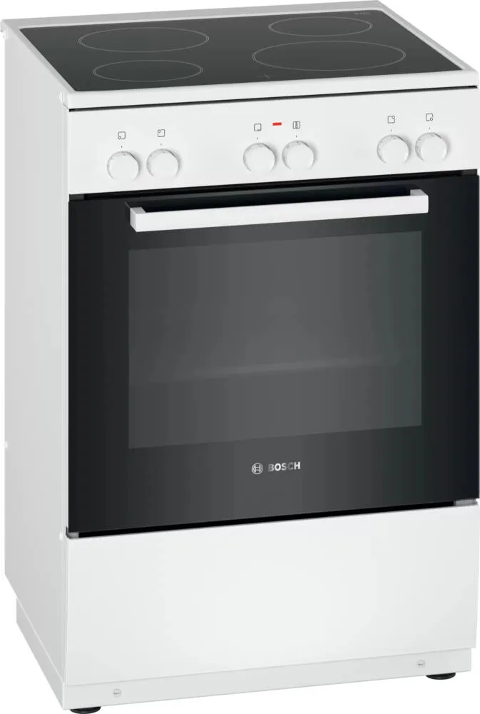 Bosch Serie 2 HKA000022U Ocaklı fırın Bağımsız ocak Elektrik Seramik Beyaz