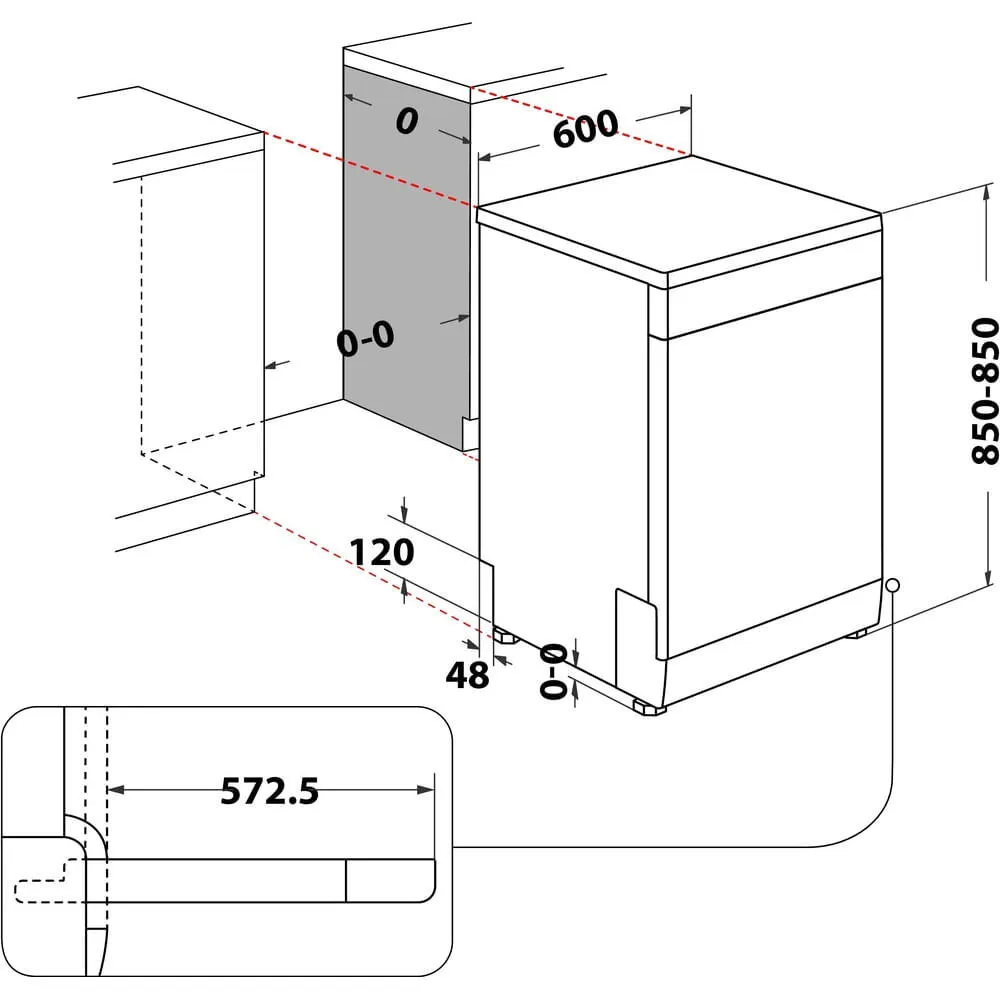 Hotpoint HA2FFC14BX 869991737250 14 Kişilik 7 Programlı Bulaşık Makinesi Thumbnail 3