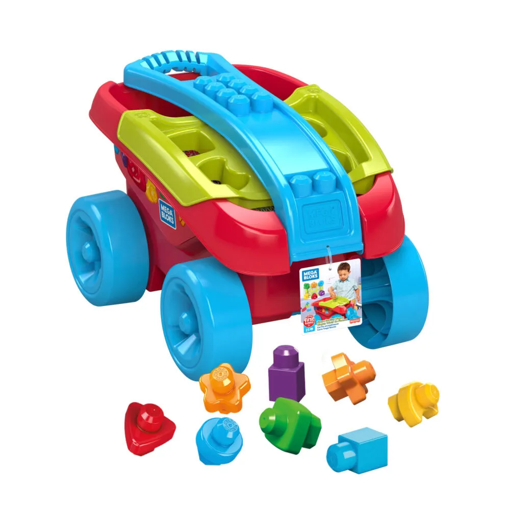 MEGA Shape Sorting Wagon FVJ47 Öğrenme Oyuncakları Thumbnail 9
