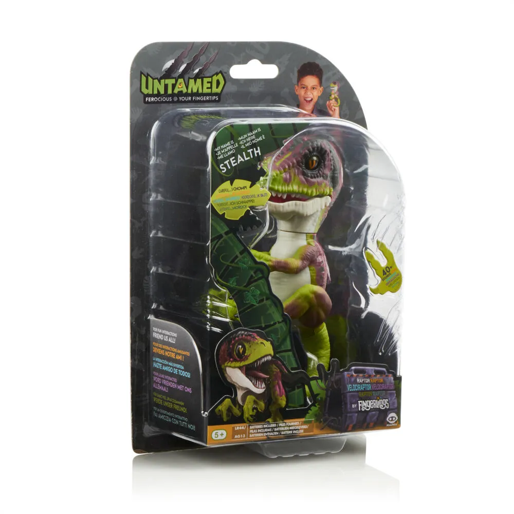 WowWee Untamed Dino Baby Velociraptor - Stealth 3782 Thumbnail 12