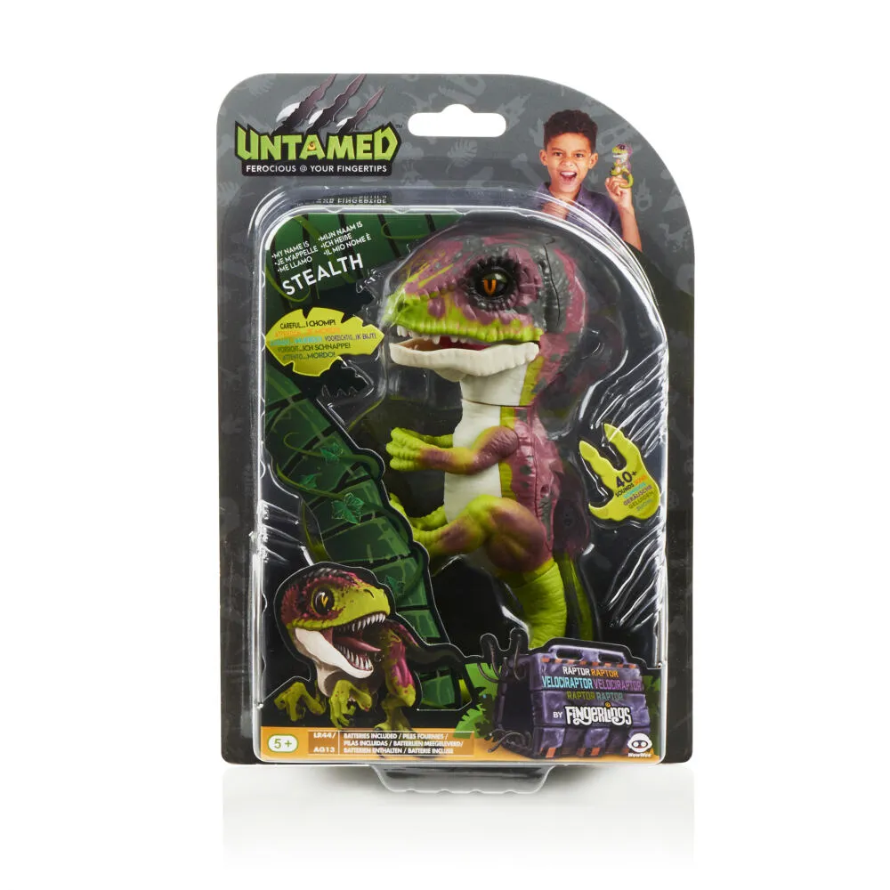 WowWee Untamed Dino Baby Velociraptor - Stealth 3782 Thumbnail 10