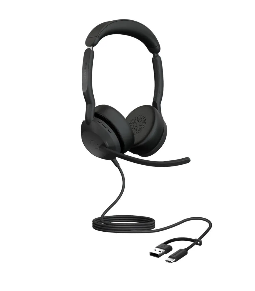Jabra Evolve 2 50 Kulaklık Kablolu Saç bandı Ofis/Çağrı merkezi USB Type-C / USB Type-A Bluetooth Siyah Thumbnail 2