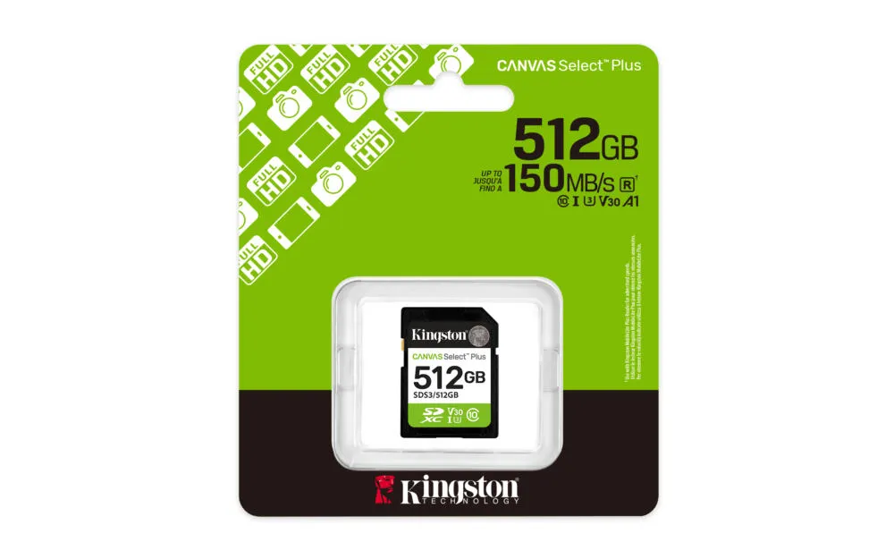 Kingston Technology Canvas Select Plus Gen3 SDS3/512GB Thumbnail 3