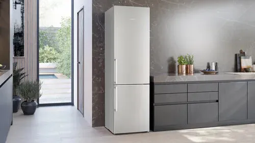 Siemens iQ500 KG39NAIAU donduruculu buz dolabı Solo 363 l Fırçalanmış demir Thumbnail 1