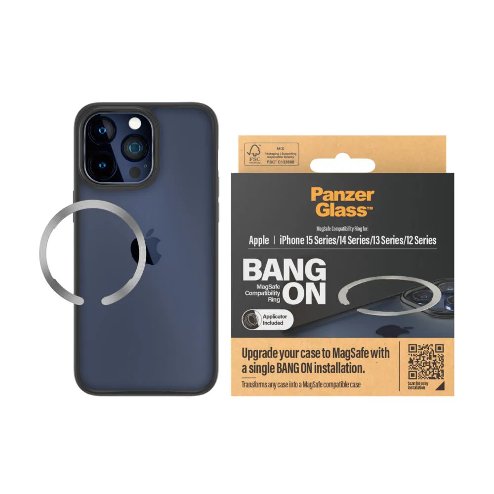 PanzerGlass® Bang On MagSafe Compatibility Ring iPhone 16 | 15 | 14 | 13 | 12 1189 Thumbnail 2