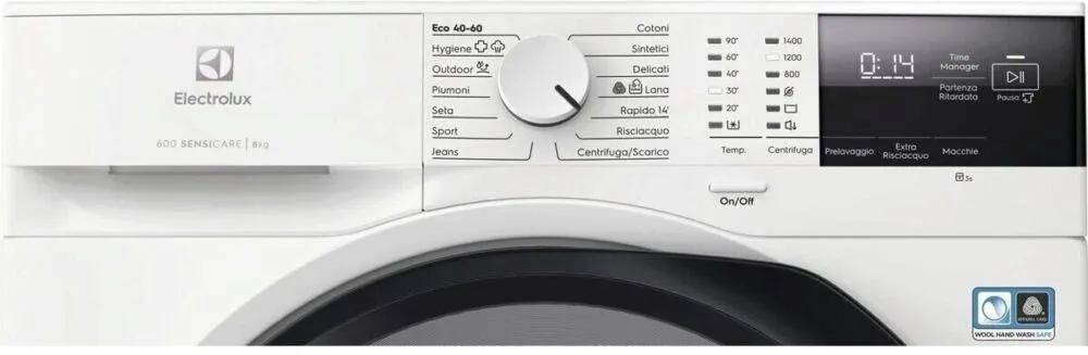 Electrolux EW6FA28G 914 931 040 8 kg 1400 Devir Çamaşır Makinesi Thumbnail 13