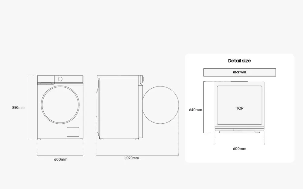 Samsung WD11DB7B85GB/EU Thumbnail 9