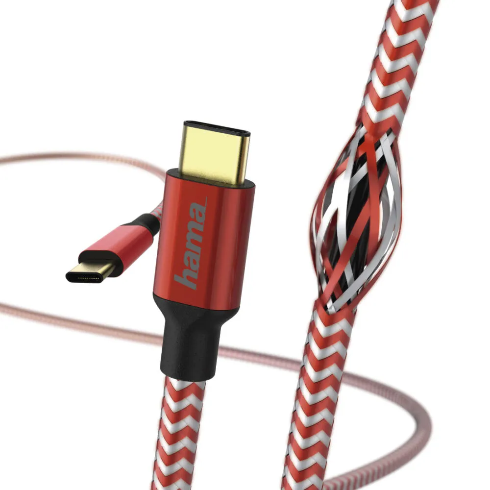 Hama Reflective 00183289 USB C to USB C (1,5 m) USB Kablosu Thumbnail 2