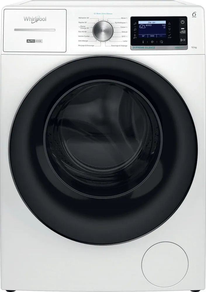 Whirlpool W8 09ADB SILENCE FR 859991678940 10 kg 1400 Devir Çamaşır Makinesi Thumbnail 2