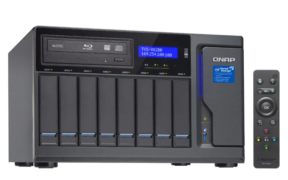 QNAP TVS-882BR 32 GB TVS-882BR-I7-32G/96TB-ULTRA Thumbnail 1
